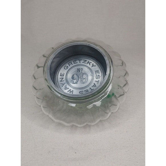 Other - Wayne Gretzky-Estates-No‎ 99 Glass Pewter Penny Holder Ashtray  Collectable A66